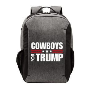 Cowboys For Trump 2024 Election Conservative Republican Vector Backpack