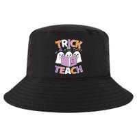 Cute Funny Trick Or Teach Reading Ghost Cool Comfort Performance Bucket Hat