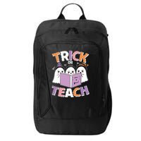 Cute Funny Trick Or Teach Reading Ghost City Backpack