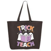 Cute Funny Trick Or Teach Reading Ghost 25L Jumbo Tote