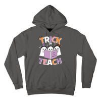 Cute Funny Trick Or Teach Reading Ghost Tall Hoodie