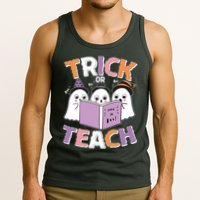Cute Funny Trick Or Teach Reading Ghost Tank Top