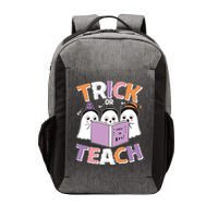 Cute Funny Trick Or Teach Reading Ghost Vector Backpack