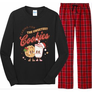 Caring For The Sweetest Cookies Nicu Nurse Christmas Cookies Long Sleeve Pajama Set