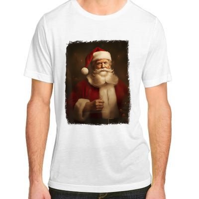 Christmas Funny Trump Santa Claus Retro Vintage Xmas Pajamas Adult ChromaSoft Performance T-Shirt