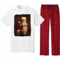 Christmas Funny Trump Santa Claus Retro Vintage Xmas Pajamas Pajama Set