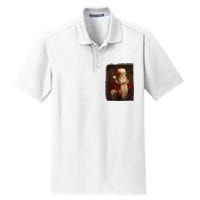 Christmas Funny Trump Santa Claus Retro Vintage Xmas Pajamas Dry Zone Grid Polo