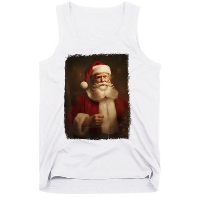 Christmas Funny Trump Santa Claus Retro Vintage Xmas Pajamas Tank Top