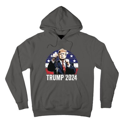 Catholics For Trump 2024 Rosary Election Hoodie