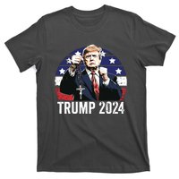 Catholics For Trump 2024 Rosary Election T-Shirt