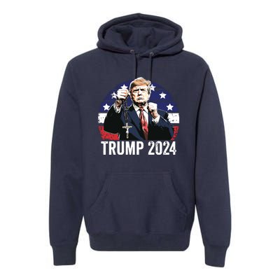 Catholics For Trump 2024 Rosary Election Premium Hoodie