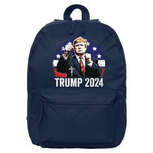 Catholics For Trump 2024 Rosary Election 16 in Basic Backpack