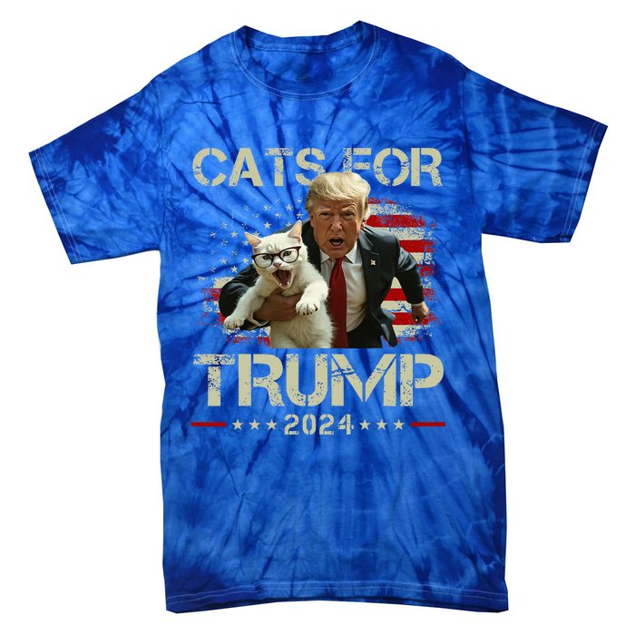 Cats For Trump Tie-Dye T-Shirt