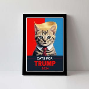 Cats For Trump 2024 Election Gift Canvas