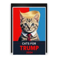 Cats For Trump 2024 Election Gift Poster