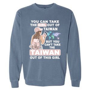 Cool From Taiwan Meaningful Gift Proud Taiwan Gift Garment-Dyed Sweatshirt