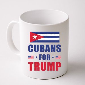 Cubans For Trump Cuban American Patriotic Coffee Mug