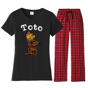 Classic Fairytale Toto The Dog Women's Flannel Pajama Set