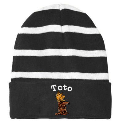 Classic Fairytale Toto The Dog Striped Beanie with Solid Band