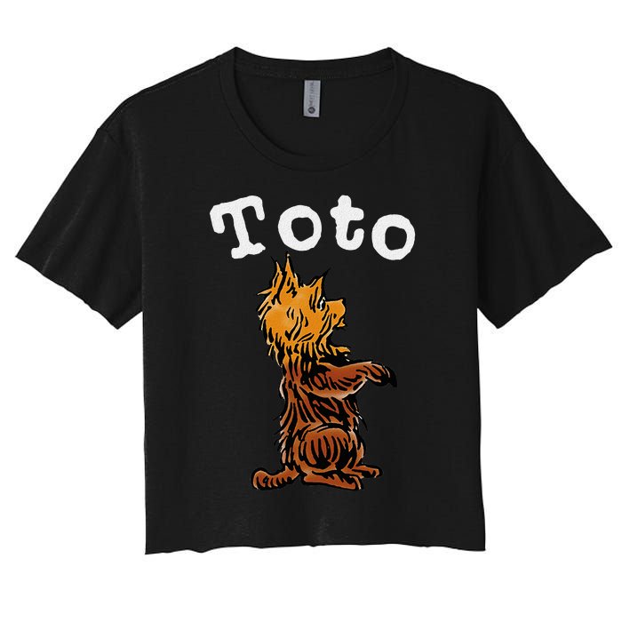 Classic Fairytale Toto The Dog Women's Crop Top Tee