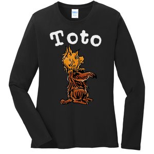 Classic Fairytale Toto The Dog Ladies Long Sleeve Shirt