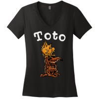 Classic Fairytale Toto The Dog Women's V-Neck T-Shirt