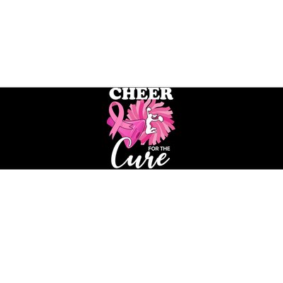 Cheer For The Cure Breast Cancer Awareness Bumper Sticker