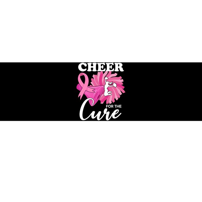 Cheer For The Cure Breast Cancer Awareness Bumper Sticker