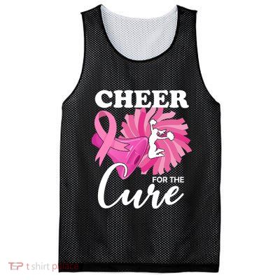 Cheer For The Cure Breast Cancer Awareness Mesh Reversible Basketball Jersey Tank