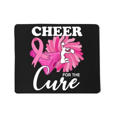 Cheer For The Cure Breast Cancer Awareness Mousepad