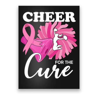 Cheer For The Cure Breast Cancer Awareness Poster