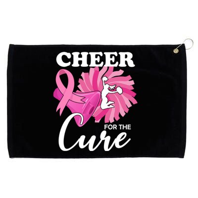 Cheer For The Cure Breast Cancer Awareness Grommeted Golf Towel