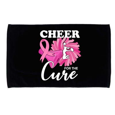 Cheer For The Cure Breast Cancer Awareness Microfiber Hand Towel