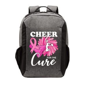 Cheer For The Cure Breast Cancer Awareness Vector Backpack