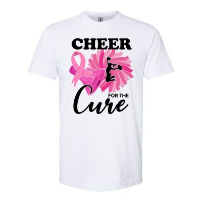 Cheer For The Cure Breast Cancer Awareness Softstyle® CVC T-Shirt