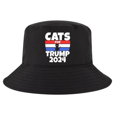 Cats For Trump 2024 Cool Comfort Performance Bucket Hat