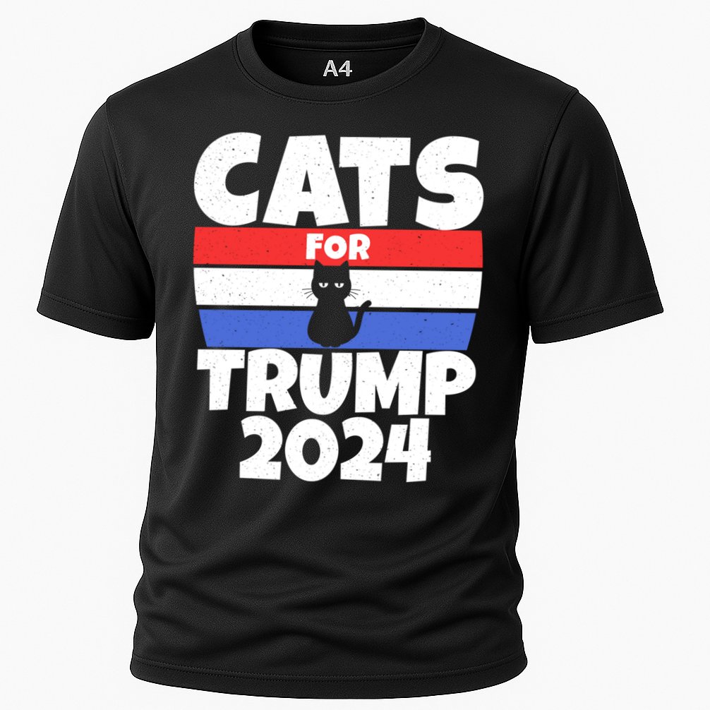 Cats For Trump 2024 Cooling Performance Crew T-Shirt