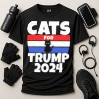 Cats For Trump 2024 Cooling Performance Crew T-Shirt