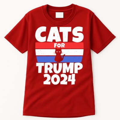 Cats For Trump 2024 Tall T-Shirt