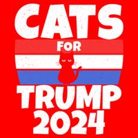 Cats For Trump 2024 25L Jumbo Tote
