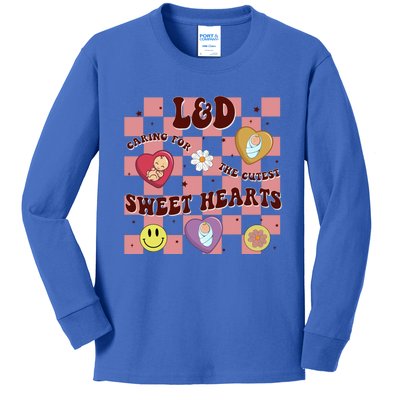 Caring For The Cutest Sweethearts Valentines Day L And D Gift Kids Long Sleeve Shirt