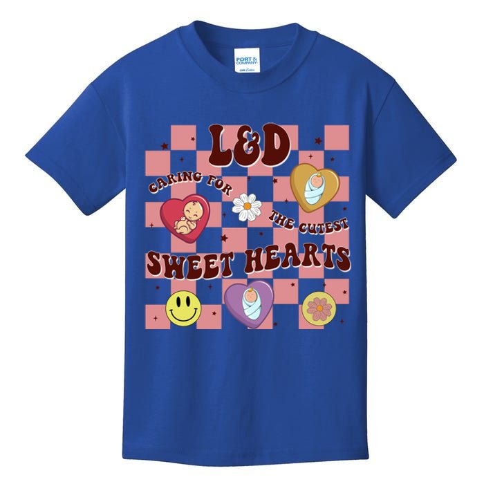 Caring For The Cutest Sweethearts Valentines Day L And D Gift Kids T-Shirt