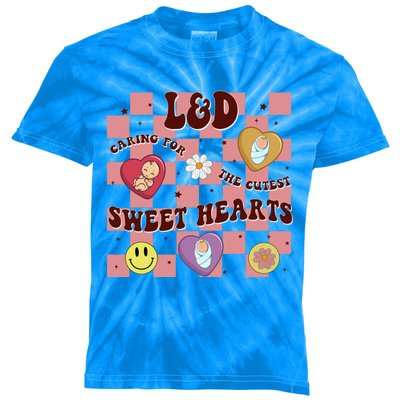 Caring For The Cutest Sweethearts Valentines Day L And D Gift Kids Tie-Dye T-Shirt