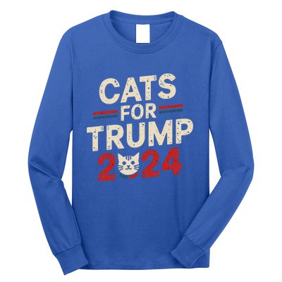 Cats For Trump Funny Election Long Sleeve Shirt