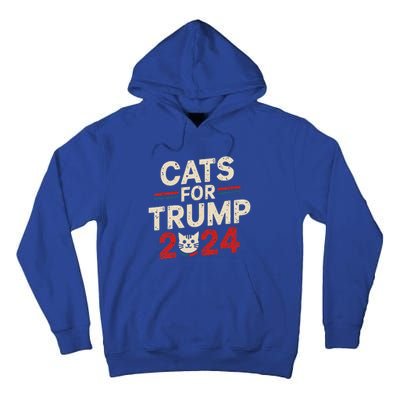 Cats For Trump Funny Election Tall Hoodie