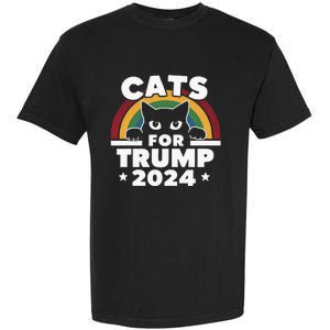 Cats For Trump Garment-Dyed Heavyweight T-Shirt