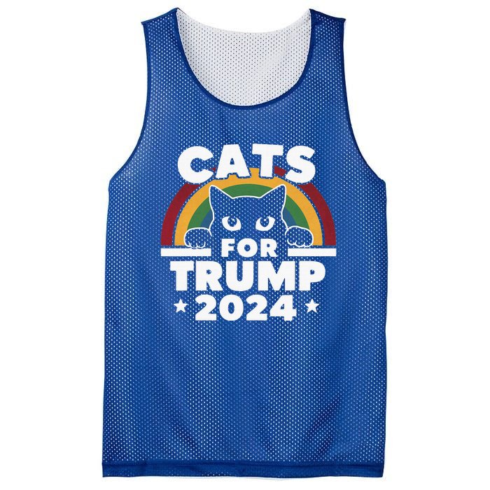 Cats For Trump Mesh Reversible Basketball Jersey Tank