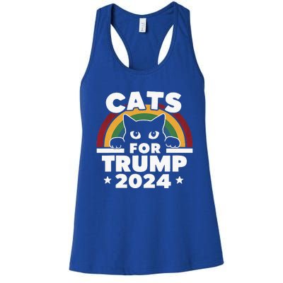 Cats For Trump Women's Racerback Tank