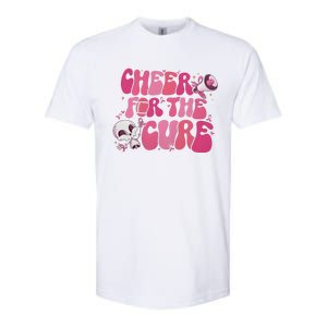 Cheer For The Cure Breast Cancer Football Pink Out Softstyle CVC T-Shirt