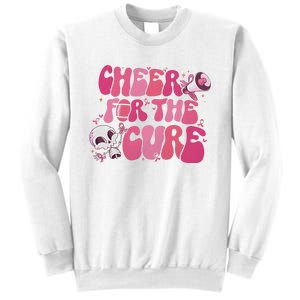 Cheer For The Cure Breast Cancer Football Pink Out Sweatshirt